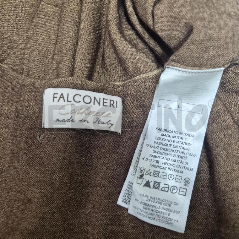 MAGLIA DONNA FALCONERI CASHMERE MARRONE | Mercatino dell'Usato Cervia 5