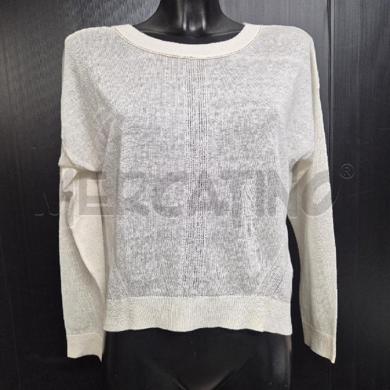 MAGLIA DONNA GOTHA BIANCA TRAFORATA | Mercatino dell'Usato Cervia 1