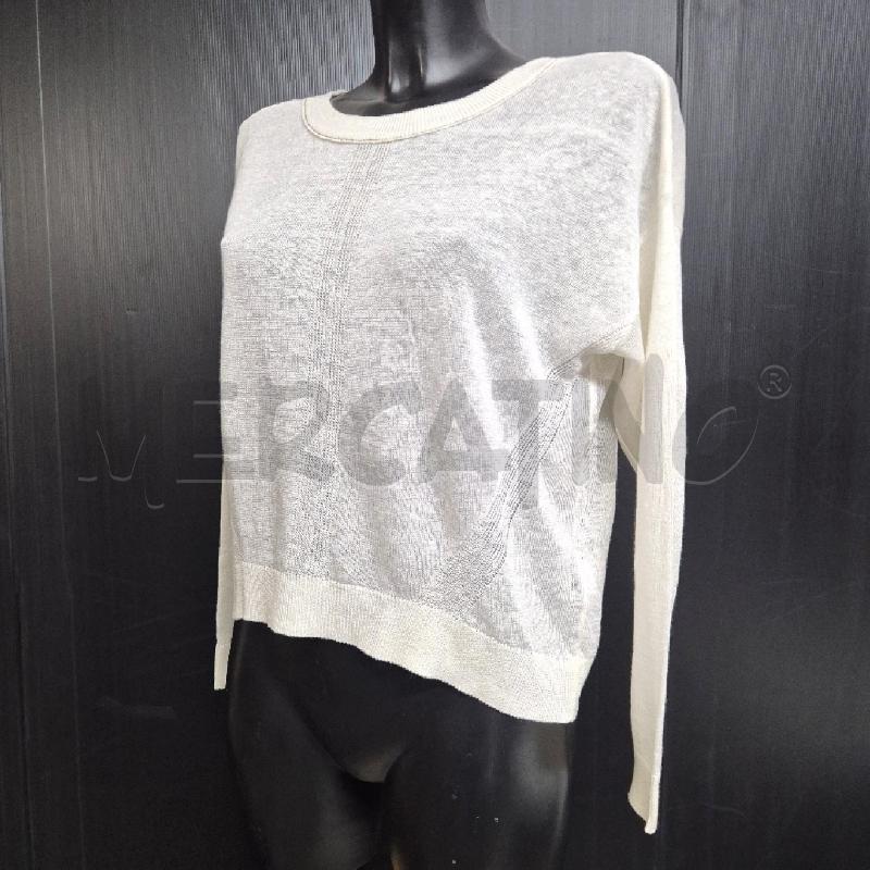 MAGLIA DONNA GOTHA BIANCA TRAFORATA | Mercatino dell'Usato Cervia 3