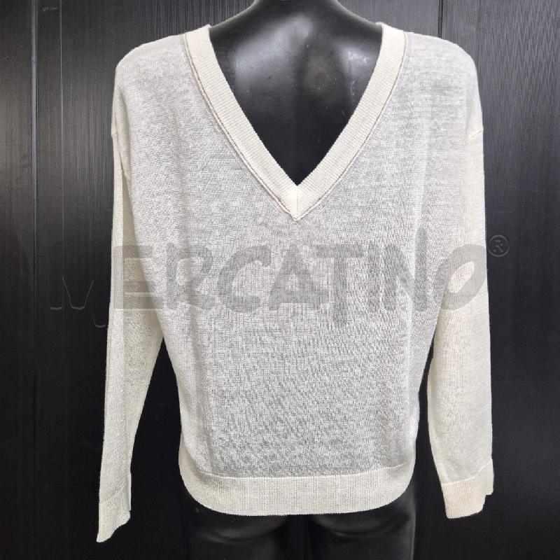 MAGLIA DONNA GOTHA BIANCA TRAFORATA | Mercatino dell'Usato Cervia 4