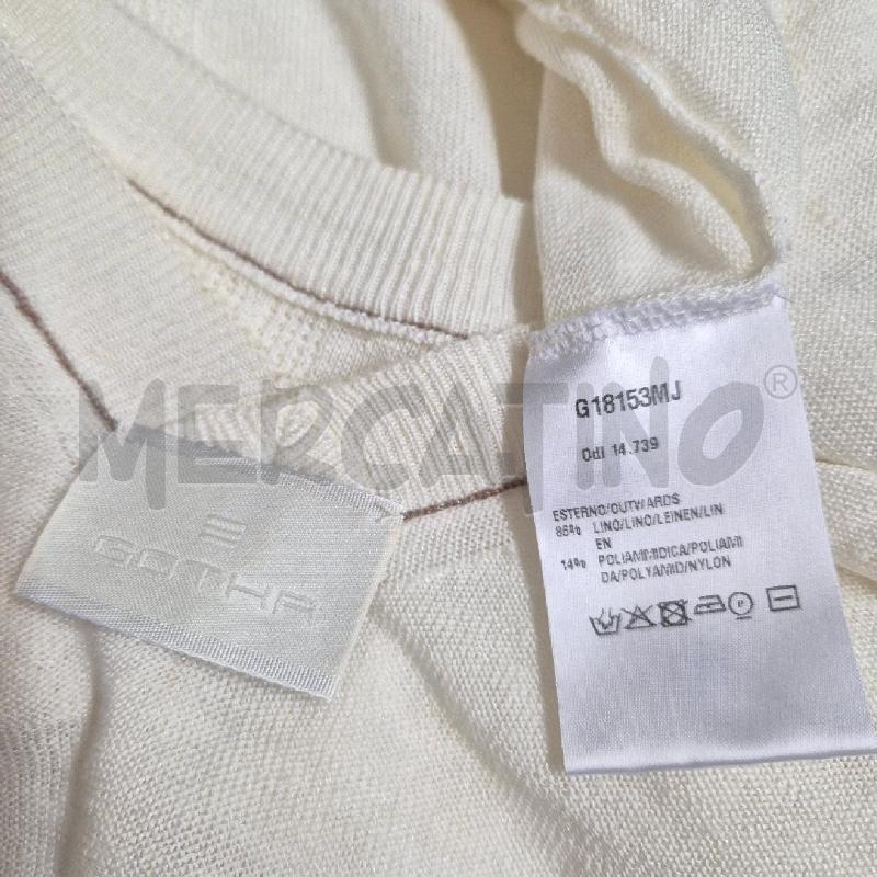 MAGLIA DONNA GOTHA BIANCA TRAFORATA | Mercatino dell'Usato Cervia 5
