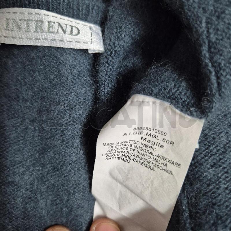 MAGLIA DONNA INTRED GRIGIA CASHMERE | Mercatino dell'Usato Cervia 5