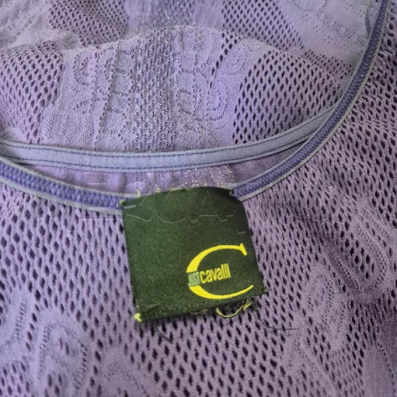 MAGLIA DONNA JUSTCAVALLI VIOLA | Mercatino dell'Usato Cervia 5