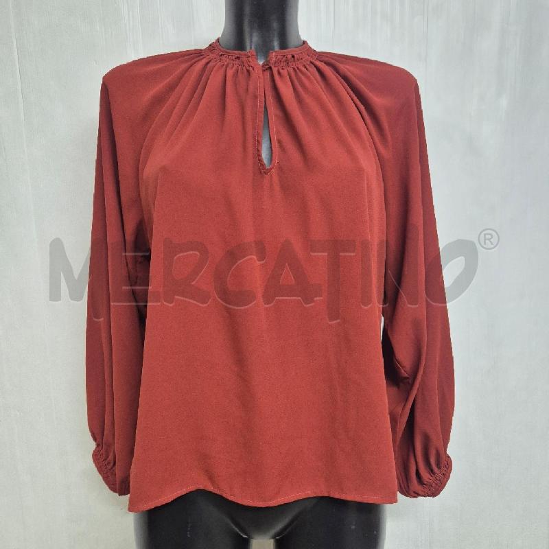MAGLIA DONNA MERCI MATTONE | Mercatino dell'Usato Cervia 1