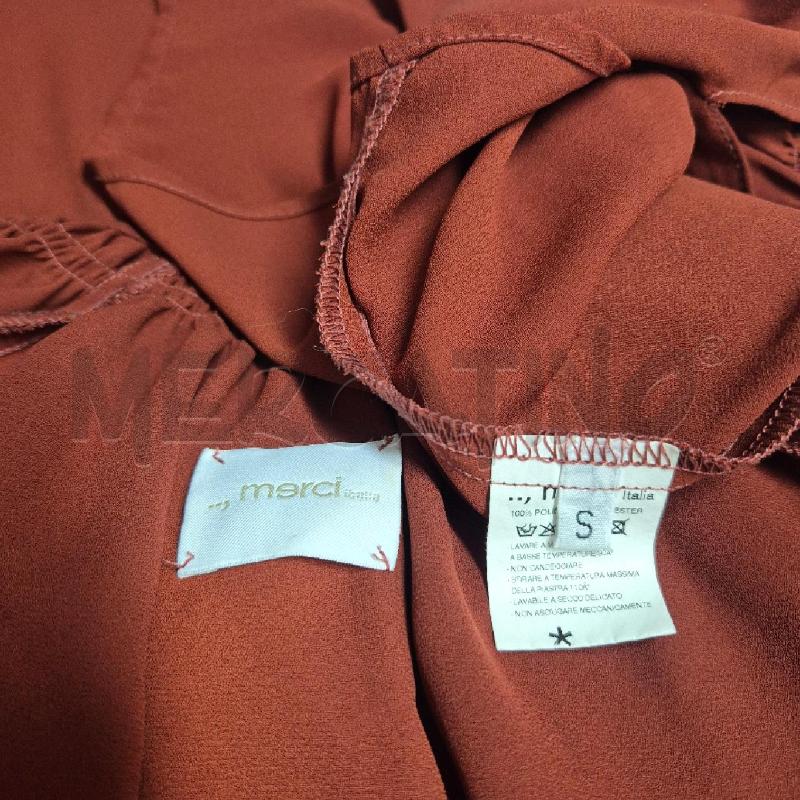 MAGLIA DONNA MERCI MATTONE | Mercatino dell'Usato Cervia 5