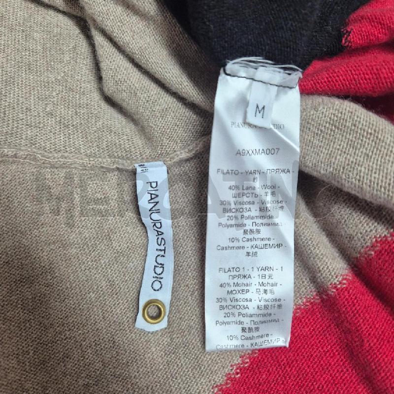 MAGLIA DONNA PIANURA STUDIO BEIGE ROSSONERO | Mercatino dell'Usato Cervia 5