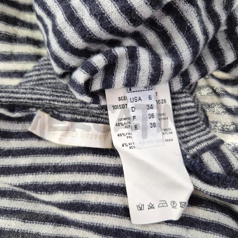 MAGLIA DONNA RIGHE BIANCHE E BLU SCERVINO STREET | Mercatino dell'Usato Cervia 5