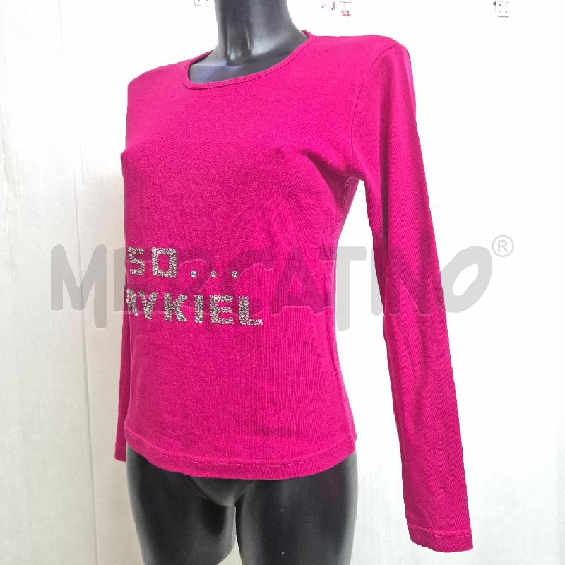 MAGLIA DONNA SONIA RYKIEL FUCSIA CON STRASS | Mercatino dell'Usato Cervia 3