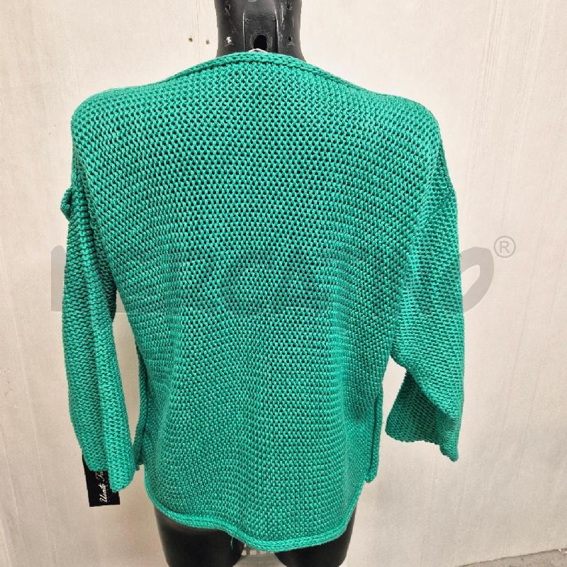 MAGLIA DONNA VINTAGE VERDE INTRECCIO LIVIANA CONTI | Mercatino dell'Usato Cervia 3