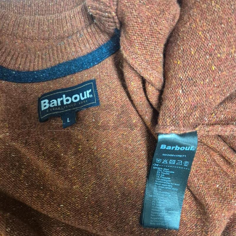 MAGLIA UOMO BARBOUR MATTONE | Mercatino dell'Usato Cervia 5