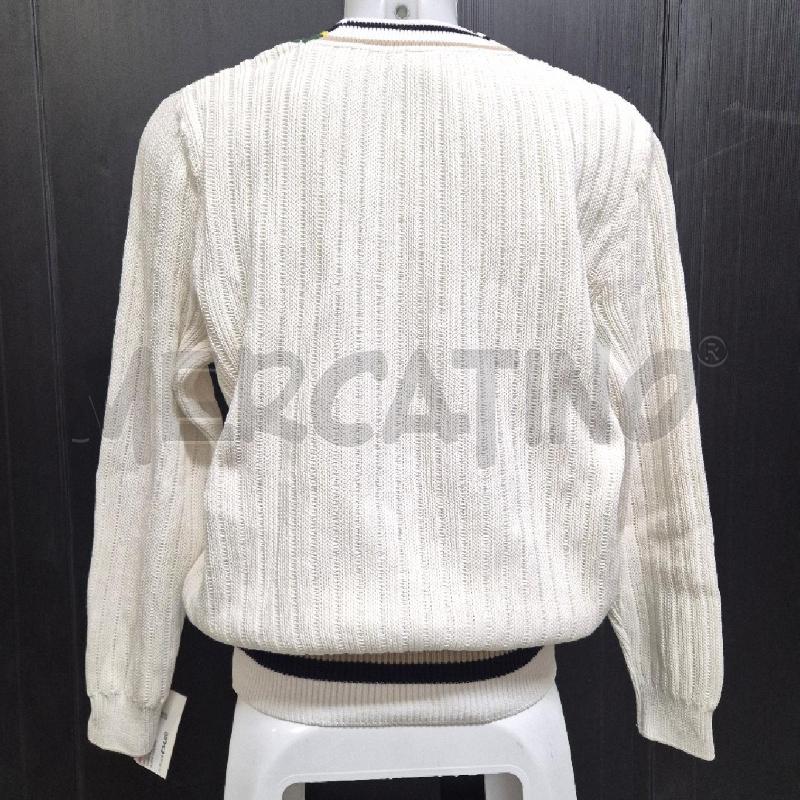 MAGLIA UOMO LACOSTE BIANCO COSTINE | Mercatino dell'Usato Cervia 4