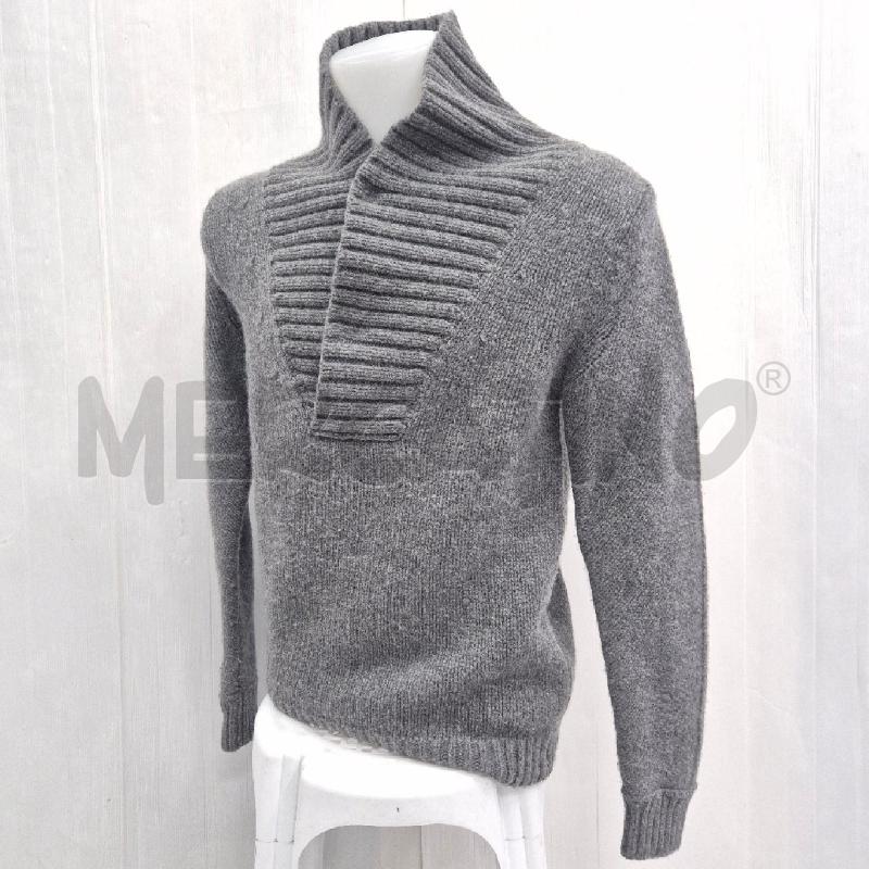 MAGLIA UOMO MAURO GRIFONI GRIGIO A V | Mercatino dell'Usato Cervia 4