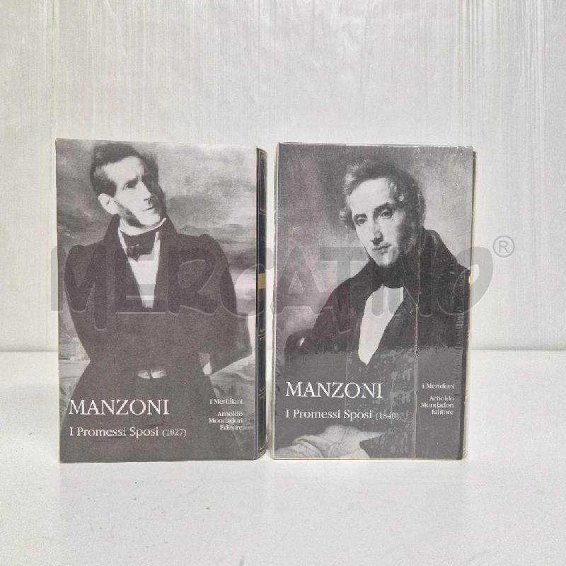 MANZONI I PROMESSI SPOSI 2 VOLUMI I MERIDIANI 1827-1840 | Mercatino dell'Usato Cervia 2