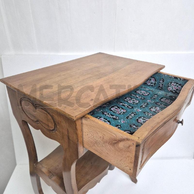 MOBILETTO LEGNO 1 CASSETTO SAGOMATO GAMBE A LIRA | Mercatino dell'Usato Cervia 2