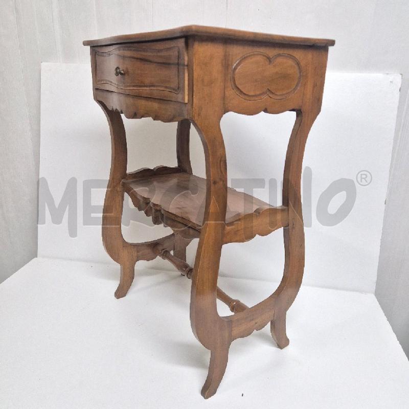 MOBILETTO LEGNO 1 CASSETTO SAGOMATO GAMBE A LIRA | Mercatino dell'Usato Cervia 5