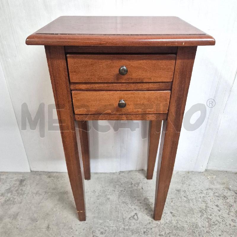 MOBILETTO LEGNO 45X36 2 CASSETTI | Mercatino dell'Usato Cervia 1