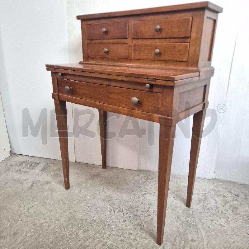 MOBILE SCRIVANIA LEGNO 4 CASSETTINI PIANO APRIBILE | Mercatino dell'Usato Cervia 5