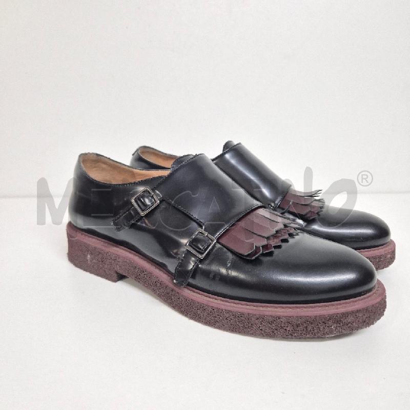 MOCASSINI DONNA PAS DE ROUGE NERO BORDEAUX | Mercatino dell'Usato Cervia 1