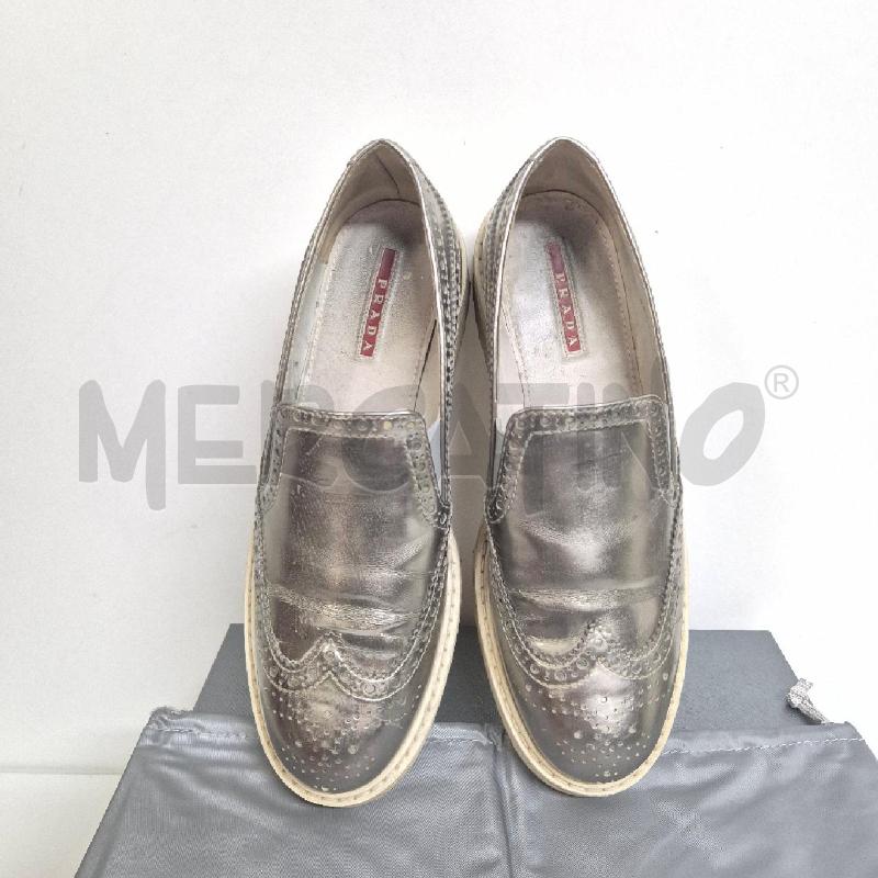 MOCASSINI DONNA PRADA ARGENTATI  | Mercatino dell'Usato Cervia 2