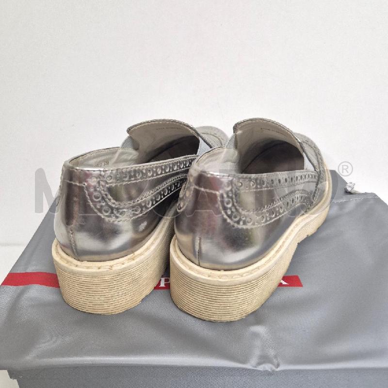 MOCASSINI DONNA PRADA ARGENTATI  | Mercatino dell'Usato Cervia 4