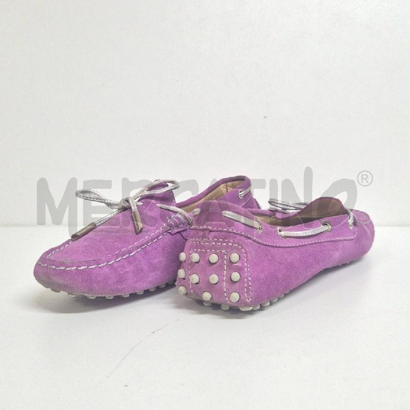 MOCASSINI DONNA TOD'S GLICINE LACCIO ARGENTATO | Mercatino dell'Usato Cervia 3