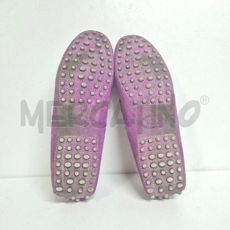 MOCASSINI DONNA TOD'S GLICINE LACCIO ARGENTATO | Mercatino dell'Usato Cervia 5