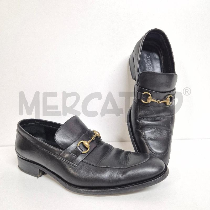 MOCASSINI PELLE UOMO GUCCI FIBBIA DORATA | Mercatino dell'Usato Cervia 1
