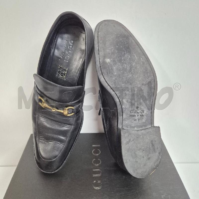 MOCASSINI PELLE UOMO GUCCI FIBBIA DORATA | Mercatino dell'Usato Cervia 5