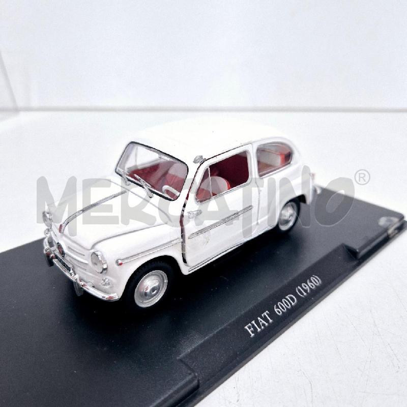 MODELLINO AUTO FIAT 600D BIANCA1960  | Mercatino dell'Usato Cervia 2