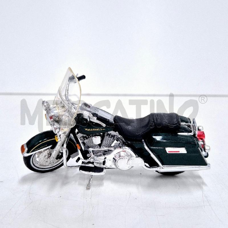 MODELLINO MOTO HARLEY DAVIDSON ROAD KING VERDE | Mercatino dell'Usato Cervia 1