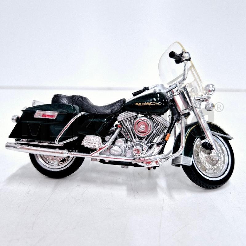 MODELLINO MOTO HARLEY DAVIDSON ROAD KING VERDE | Mercatino dell'Usato Cervia 2