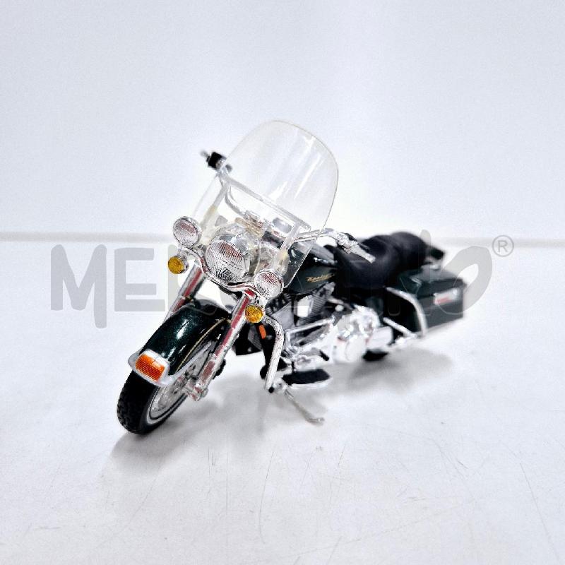 MODELLINO MOTO HARLEY DAVIDSON ROAD KING VERDE | Mercatino dell'Usato Cervia 4