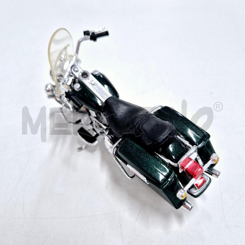MODELLINO MOTO HARLEY DAVIDSON ROAD KING VERDE | Mercatino dell'Usato Cervia 5