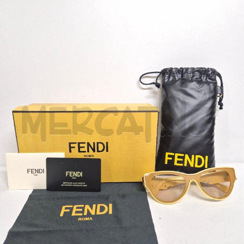 OCCHIALI DONNA GIALLI FENDI | Mercatino dell'Usato Cervia 5