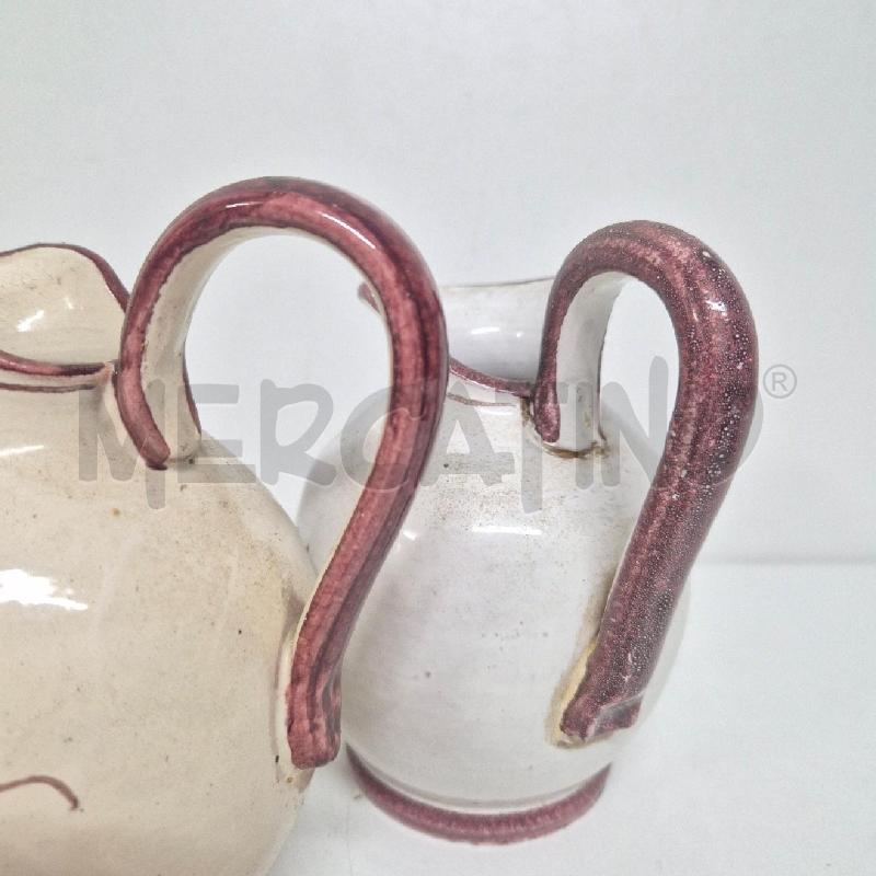 OLIERA BASE METALLO LEGNO CON BROCCETTE CERAMICE | Mercatino dell'Usato Cervia 5