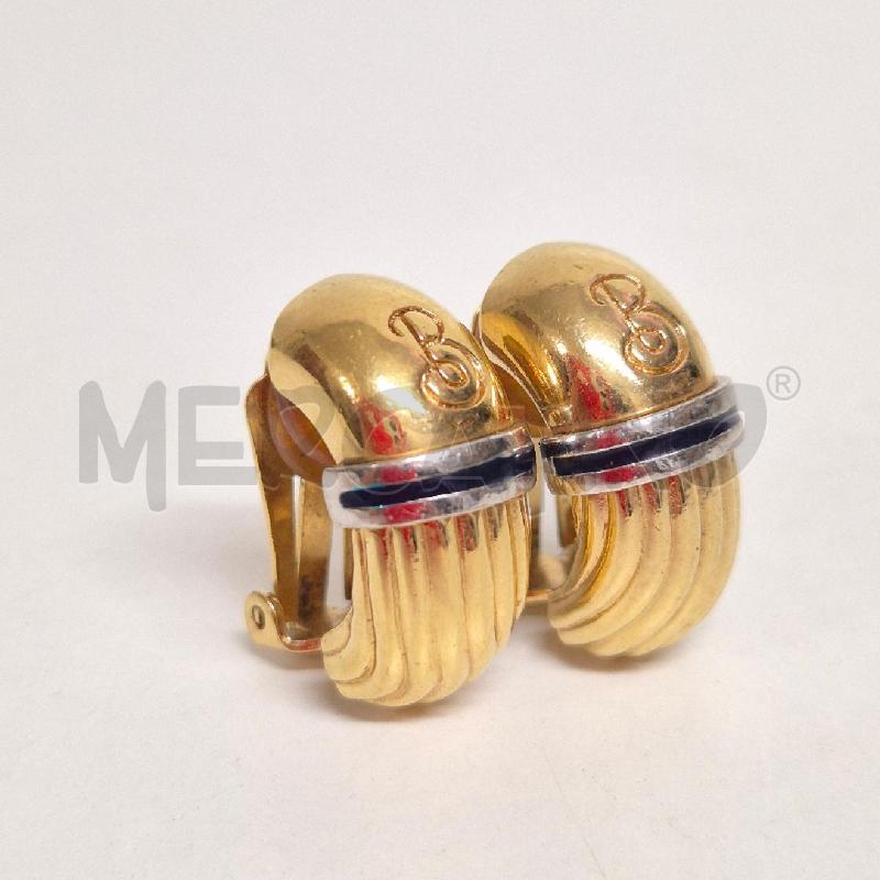 ORECCHINI CLIPS BURBERRY CON LOGO B | Mercatino dell'Usato Cervia 2