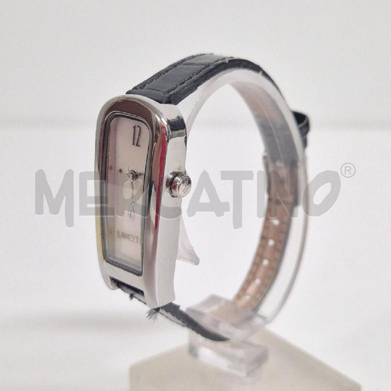 OROLOGIO LANCETTI CINTURINO PELLE NERA | Mercatino dell'Usato Cervia 2