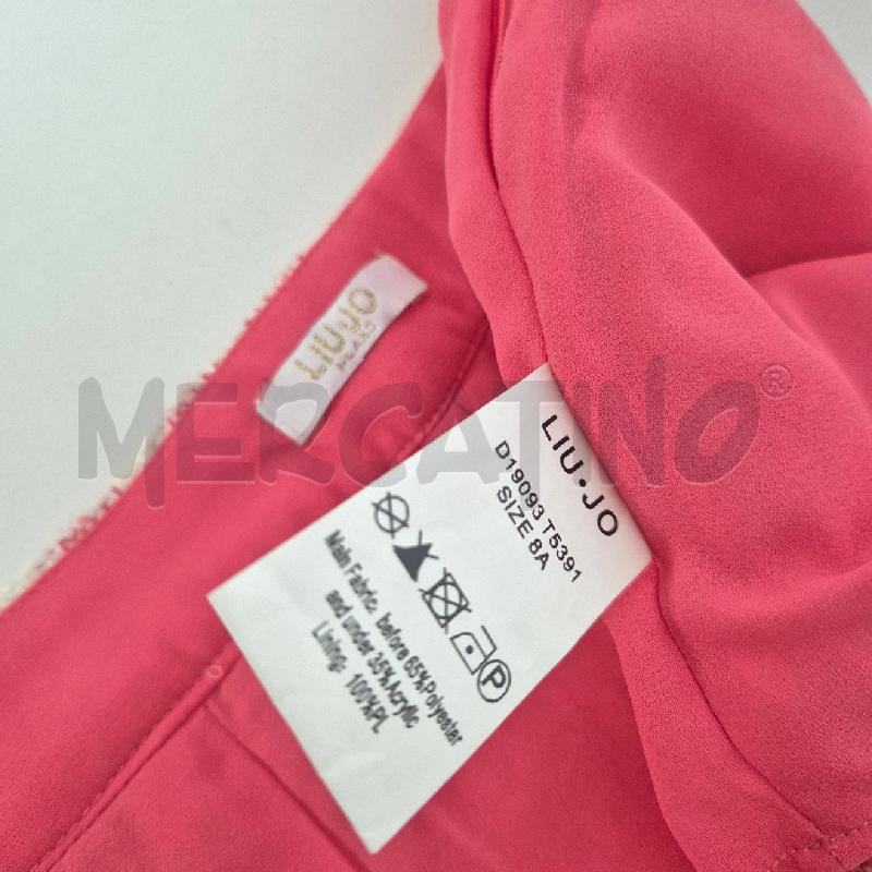 PANTALONCINO BAMBINA PIED DU POULE ROSA LIU JO | Mercatino dell'Usato Cervia 5