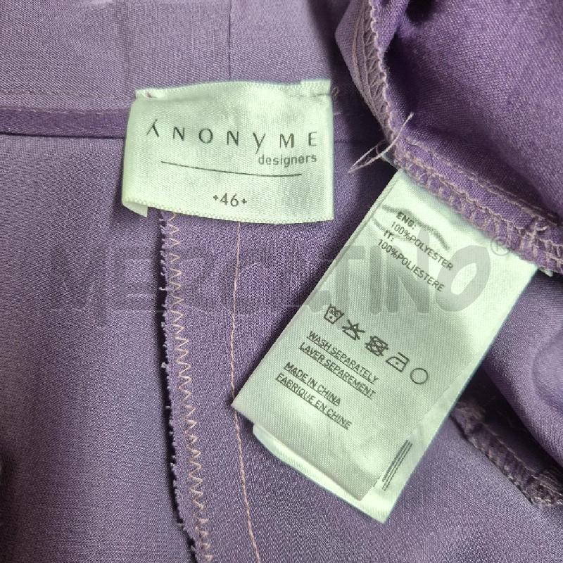 PANTALONE DONNA ANONYME GLICINE | Mercatino dell'Usato Cervia 5