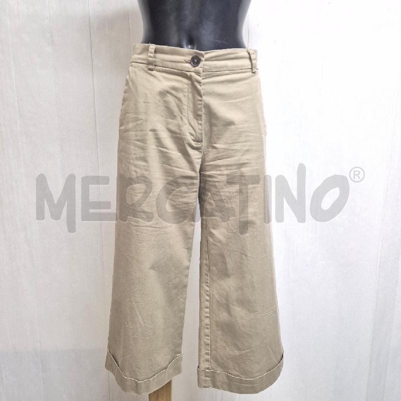 PANTALONE DONNA ERIKA CAVALLINI BEIGE  | Mercatino dell'Usato Cervia 1