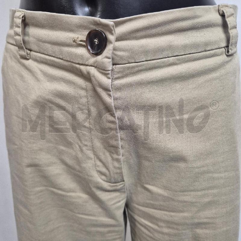 PANTALONE DONNA ERIKA CAVALLINI BEIGE  | Mercatino dell'Usato Cervia 2