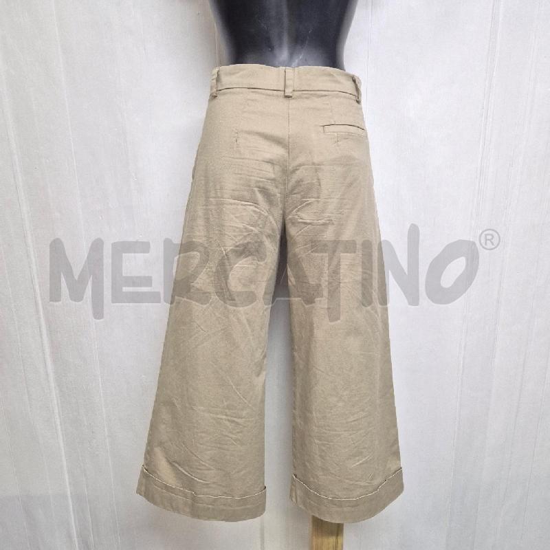 PANTALONE DONNA ERIKA CAVALLINI BEIGE  | Mercatino dell'Usato Cervia 4