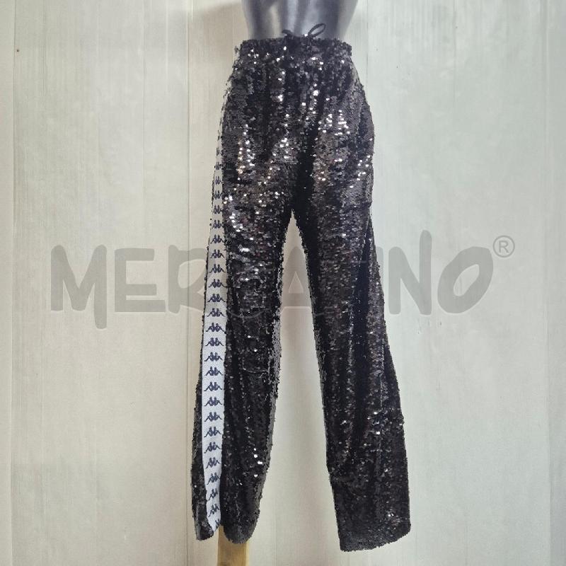 PANTALONE DONNA FAITH CONNECTION KAPPA PAILLETTES NERE | Mercatino dell'Usato Cervia 1