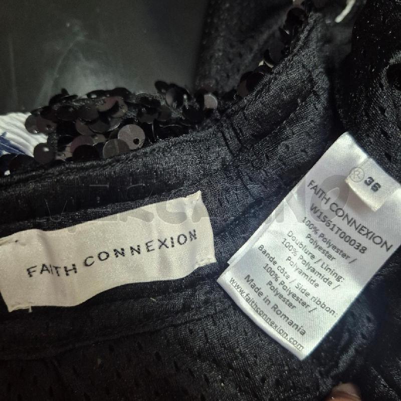 PANTALONE DONNA FAITH CONNECTION KAPPA PAILLETTES NERE | Mercatino dell'Usato Cervia 5