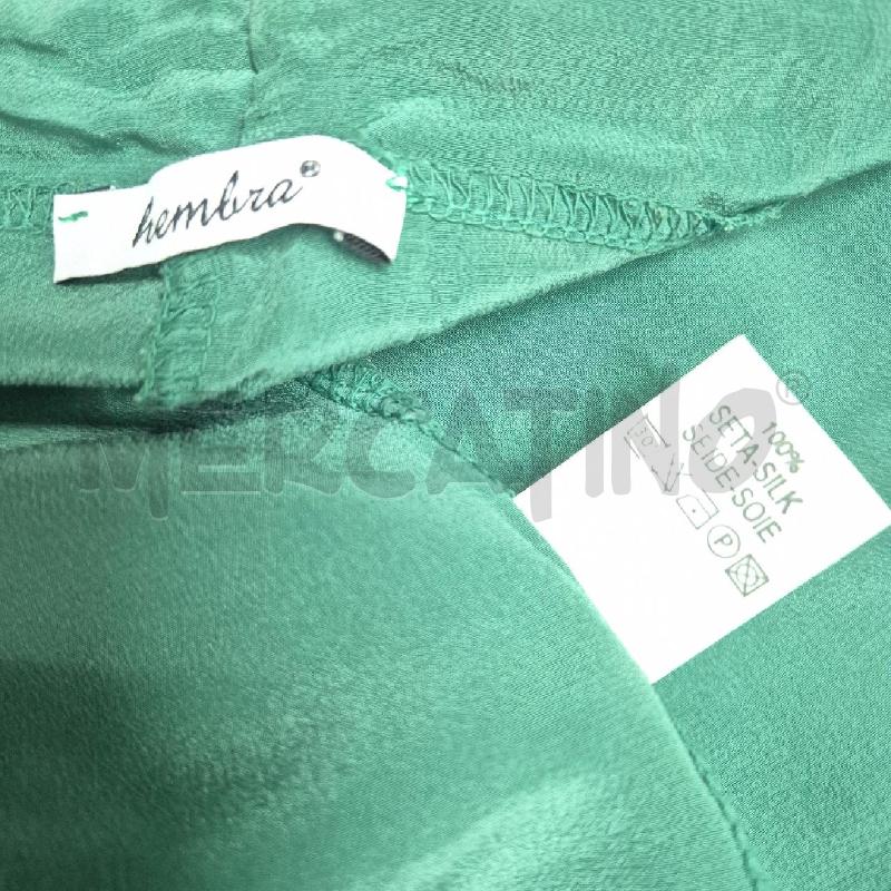 PANTALONE DONNA HERMBRA VERDE SETA | Mercatino dell'Usato Cervia 5