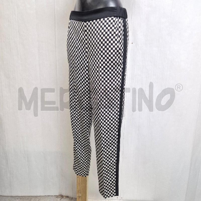 PANTALONE DONNA INTRED BIANCONERO QUADRI | Mercatino dell'Usato Cervia 3