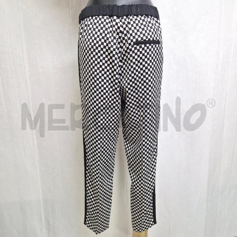PANTALONE DONNA INTRED BIANCONERO QUADRI | Mercatino dell'Usato Cervia 4