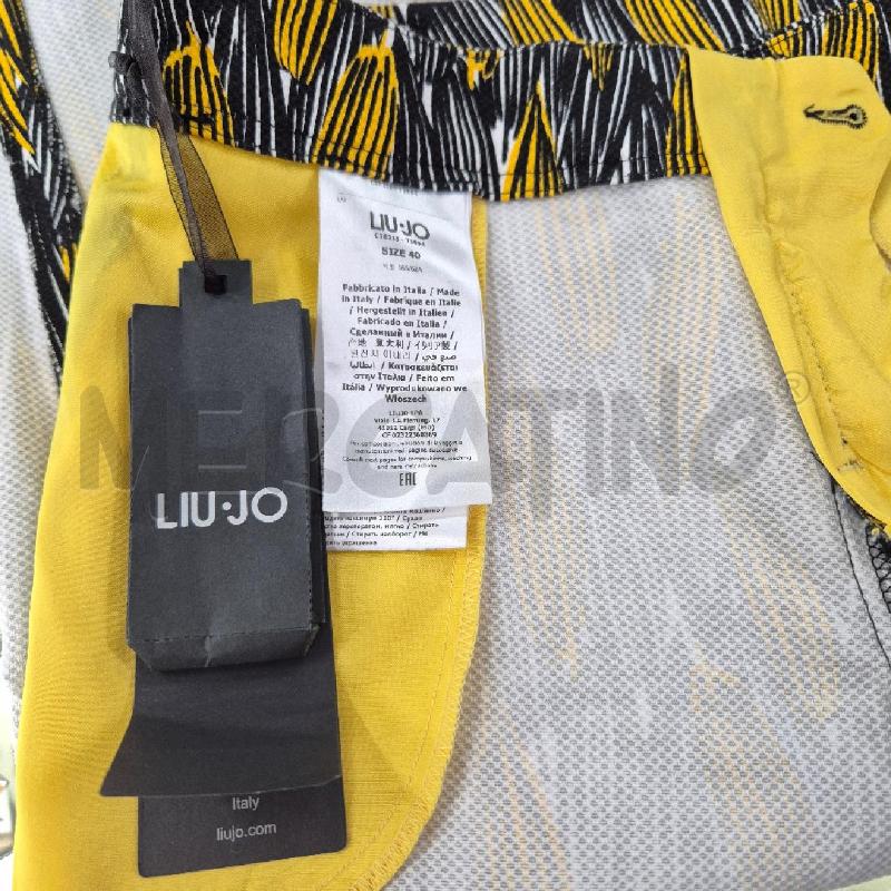 PANTALONE DONNA LIU JO GIALLI/NERI PANNOCCHIETTA | Mercatino dell'Usato Cervia 5