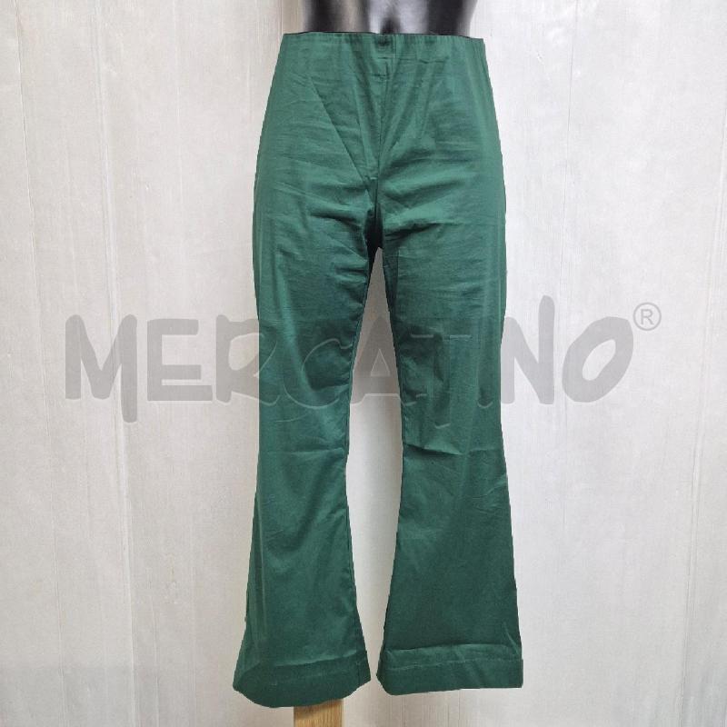PANTALONE DONNA LIVIANA CONTI VERDE MISTO COTONE | Mercatino dell'Usato Cervia 1