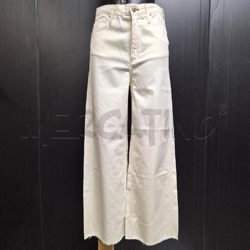 PANTALONE DONNA MALIPARMI JEANS PANNA  | Mercatino dell'Usato Cervia 1